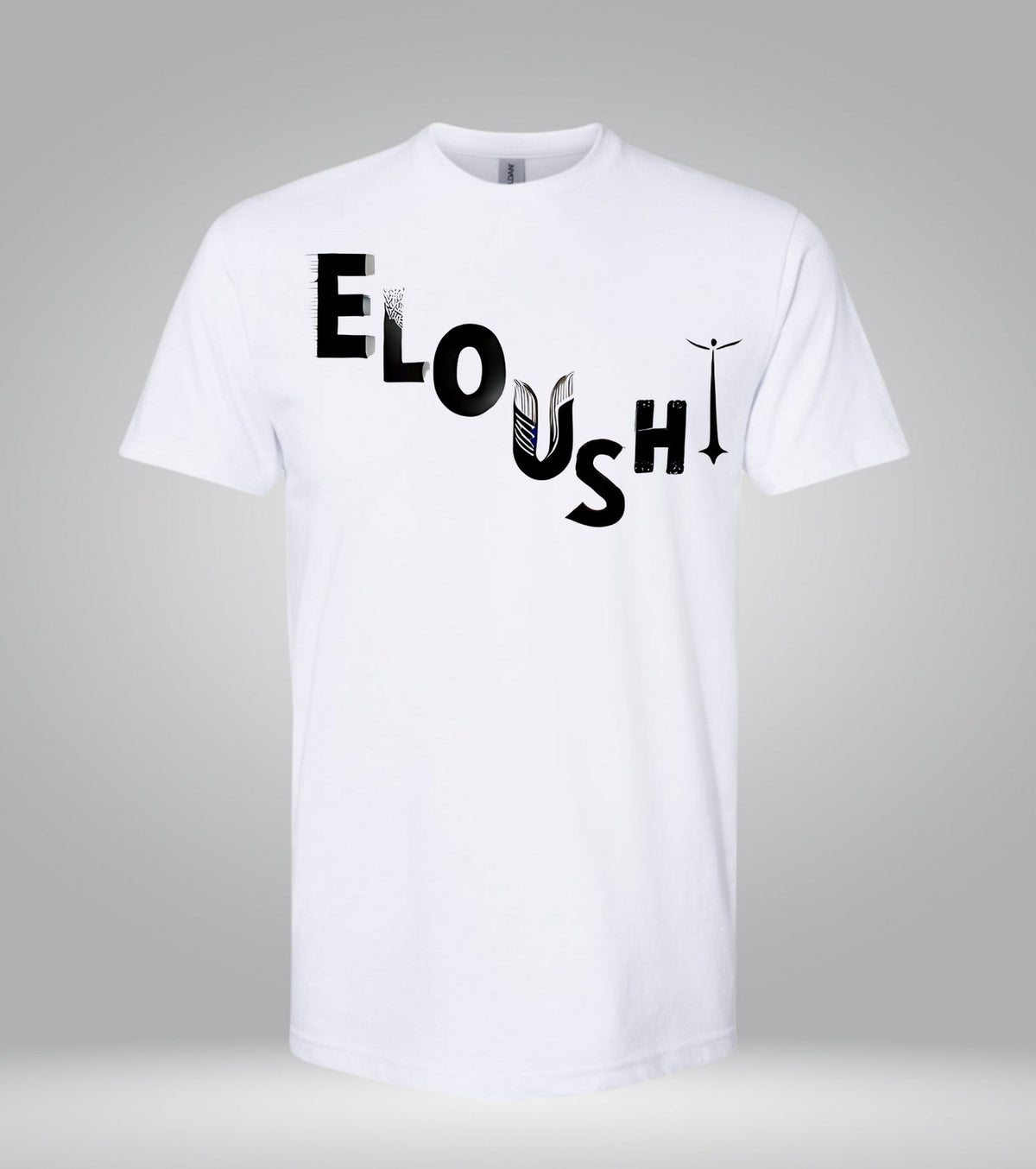 Eloushi Scatter Letters Tee