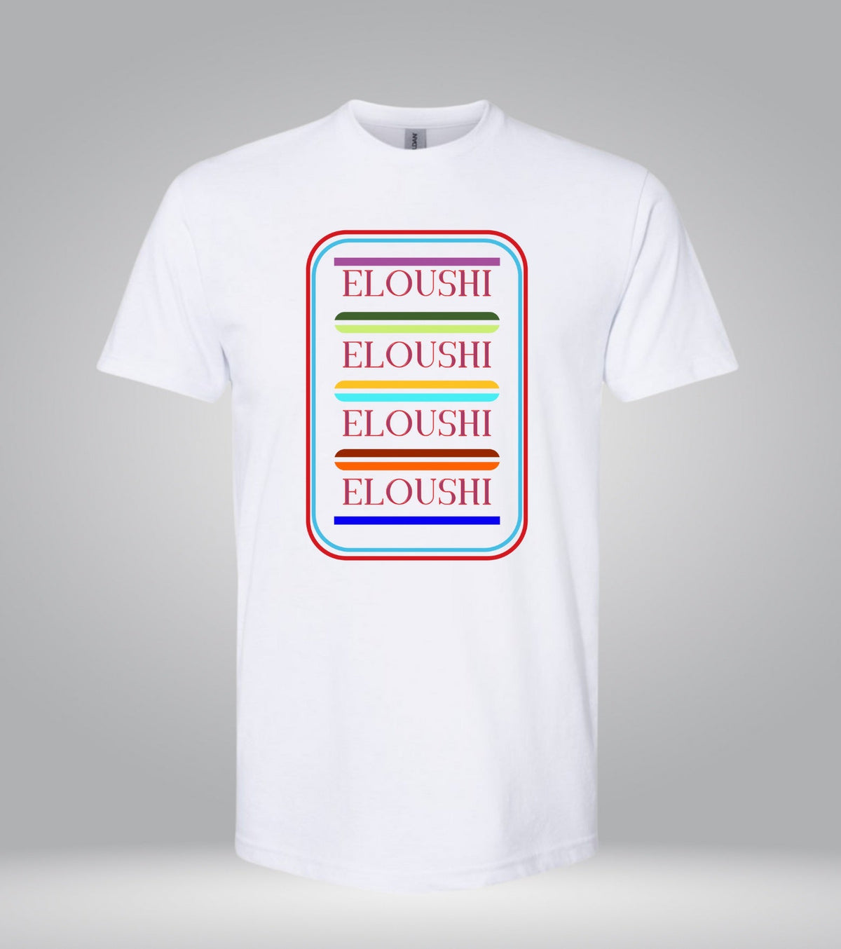 Eloushi Stacked Badge Tee