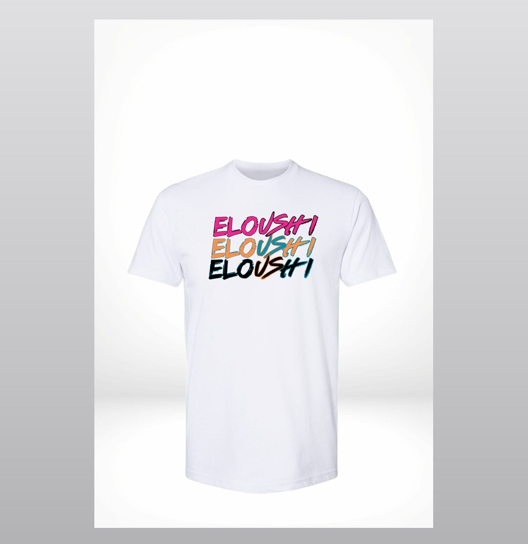 Eloushi Stacked Script Tee