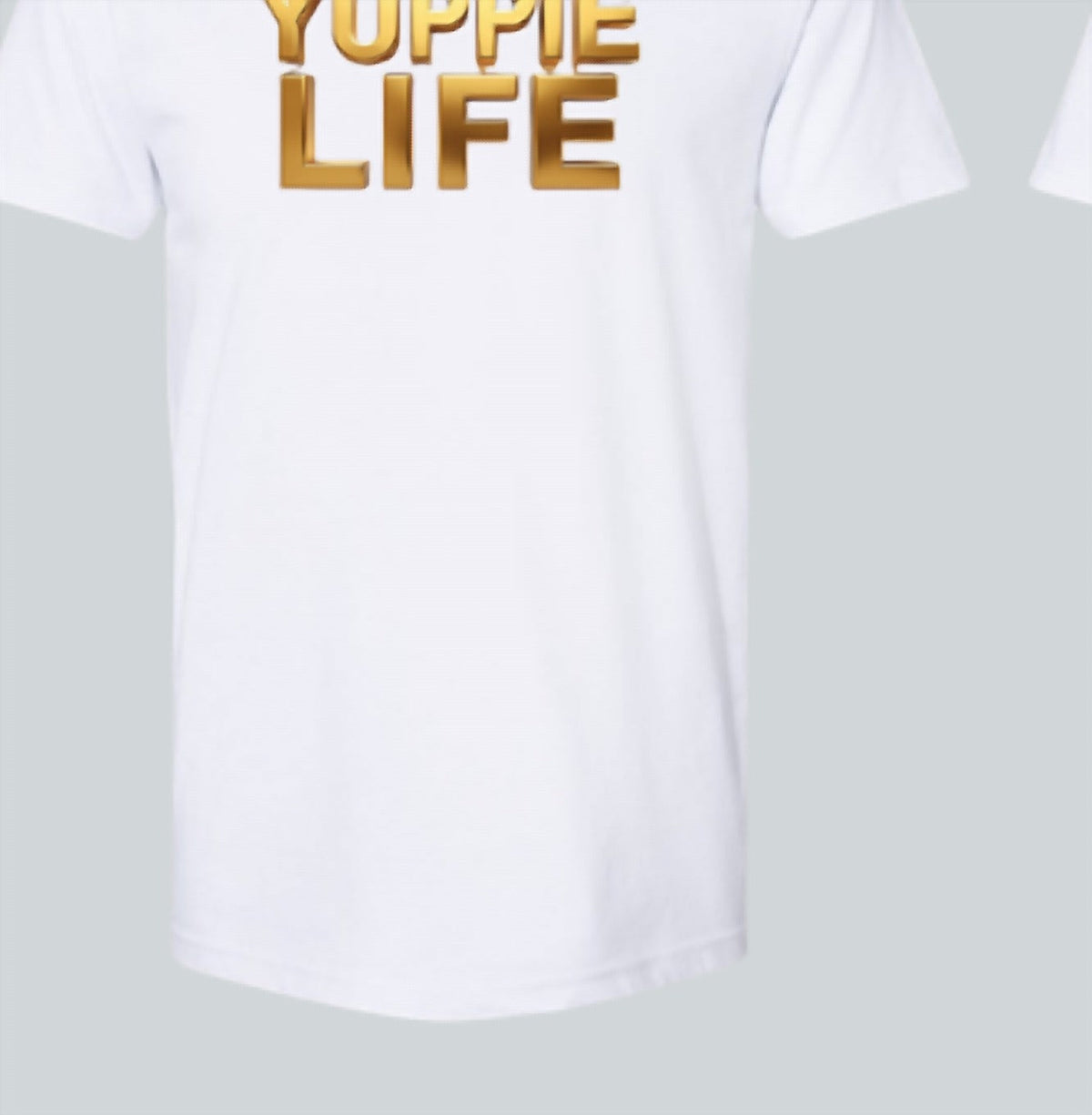 Yuppie Life Gold Block Tee