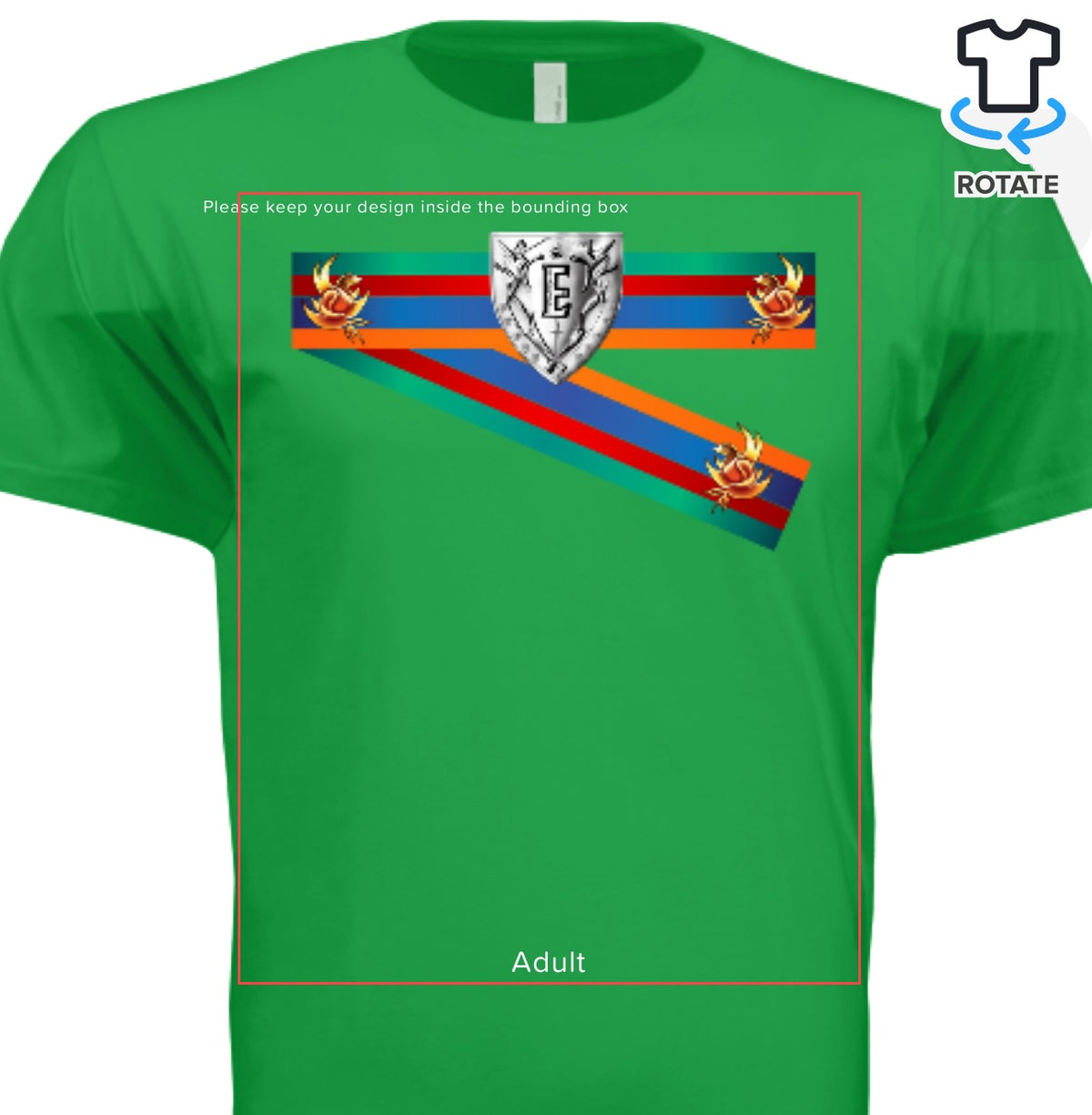 Eloushi Sash Shield Tee