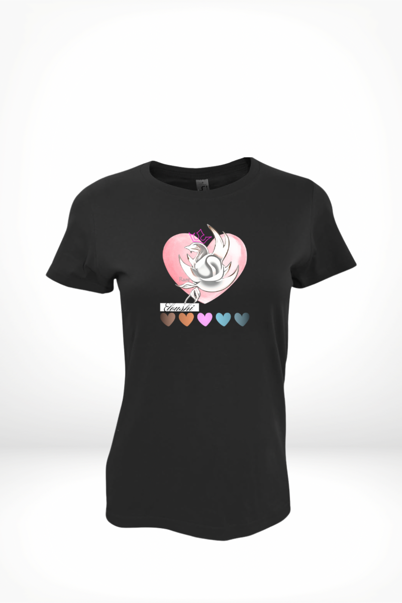 Woman’s Eloushi Yellow Five Heart Tee