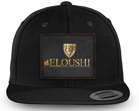 Eloushi Leather Patch Snapback - product photo