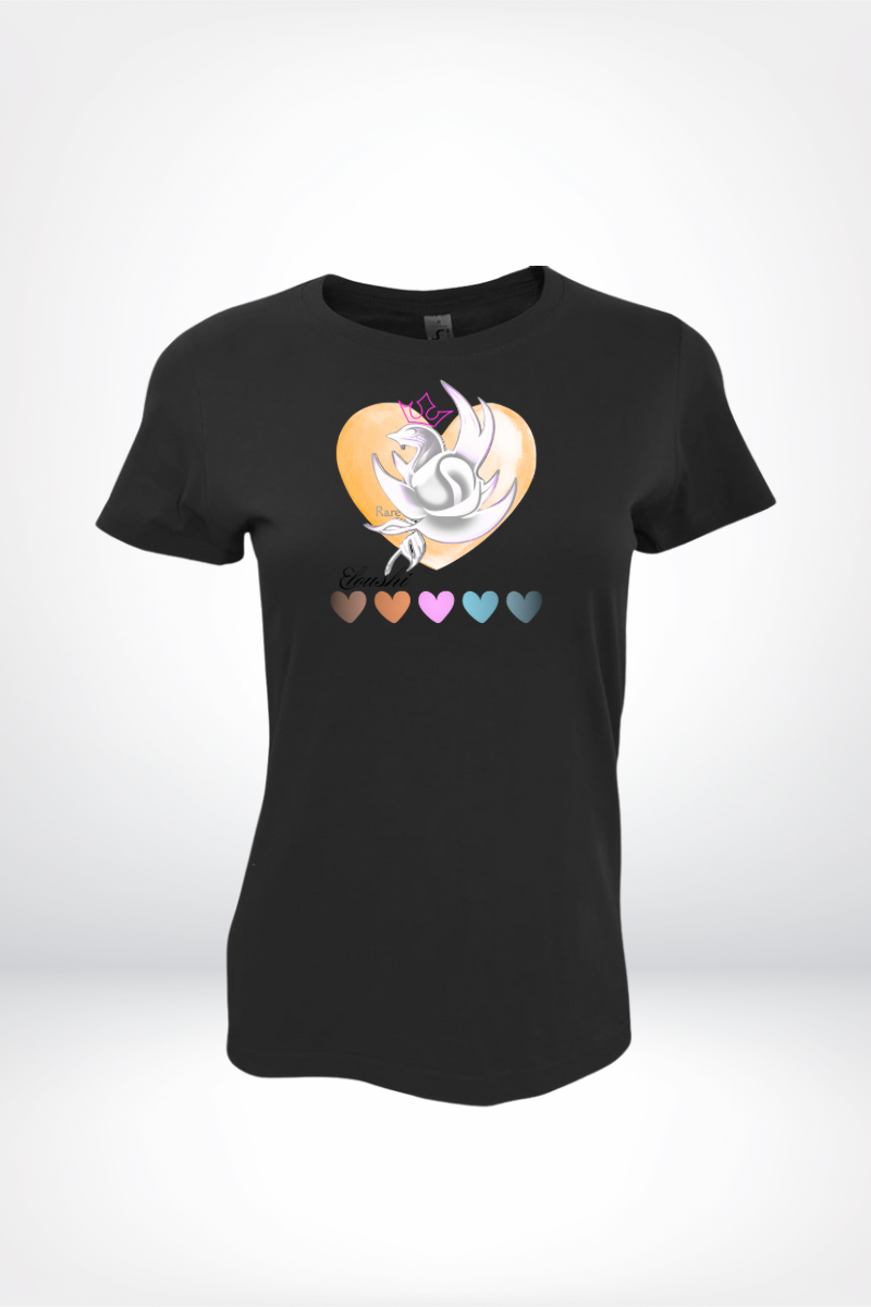 Woman’s Eloushi Yellow Five Heart Tee