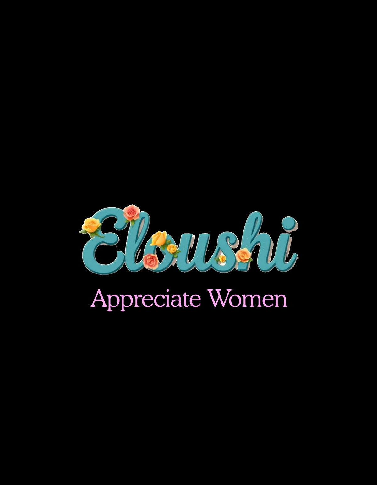 Eloushi Appreciate Women Rosette Tee