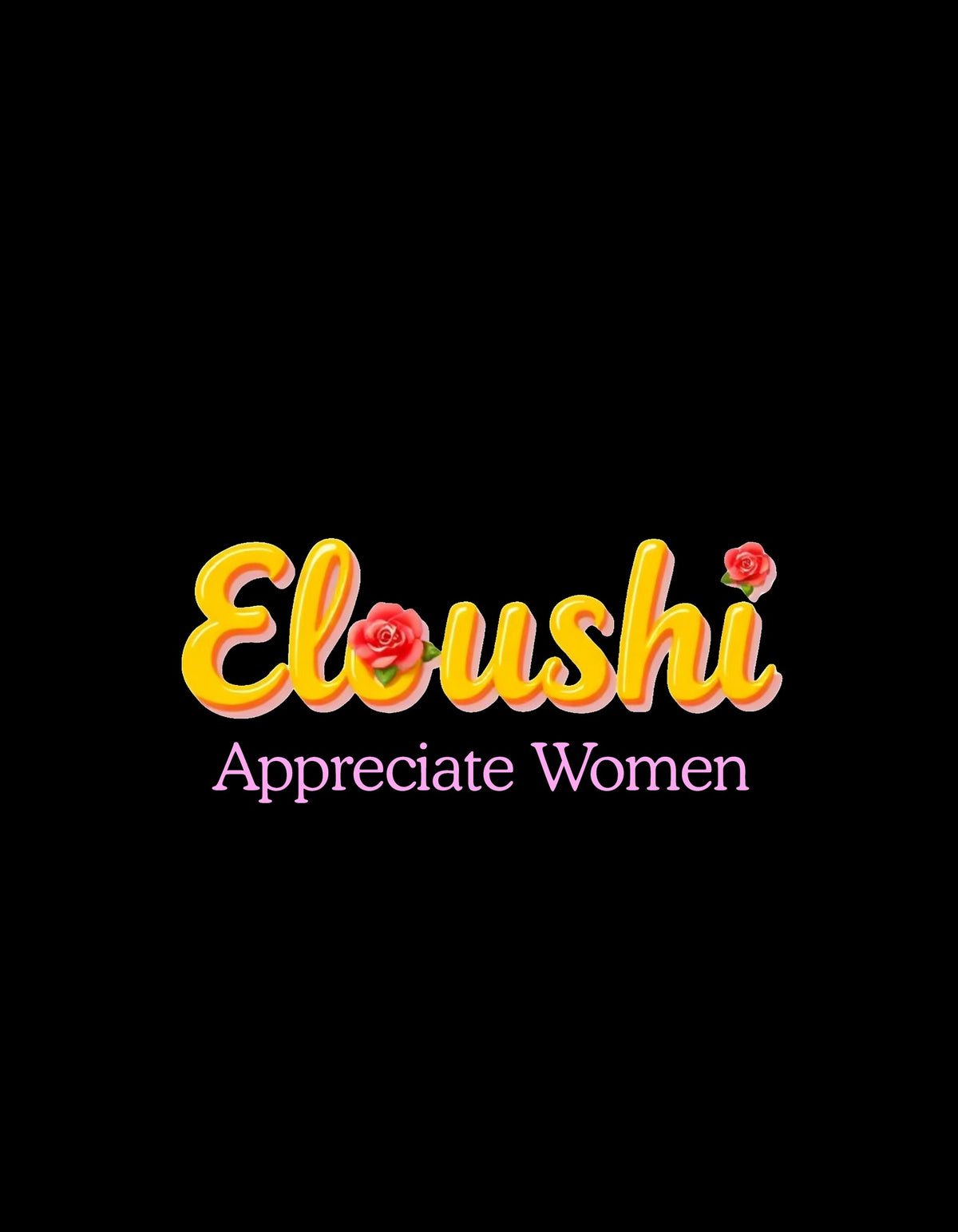 Eloushi Appreciate Women Rosette Tee
