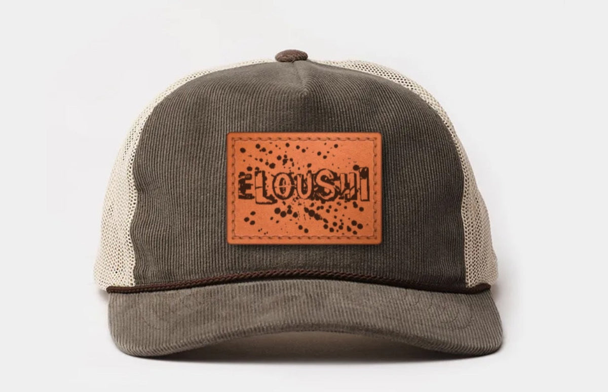 Eloushi Rust Leather Cap