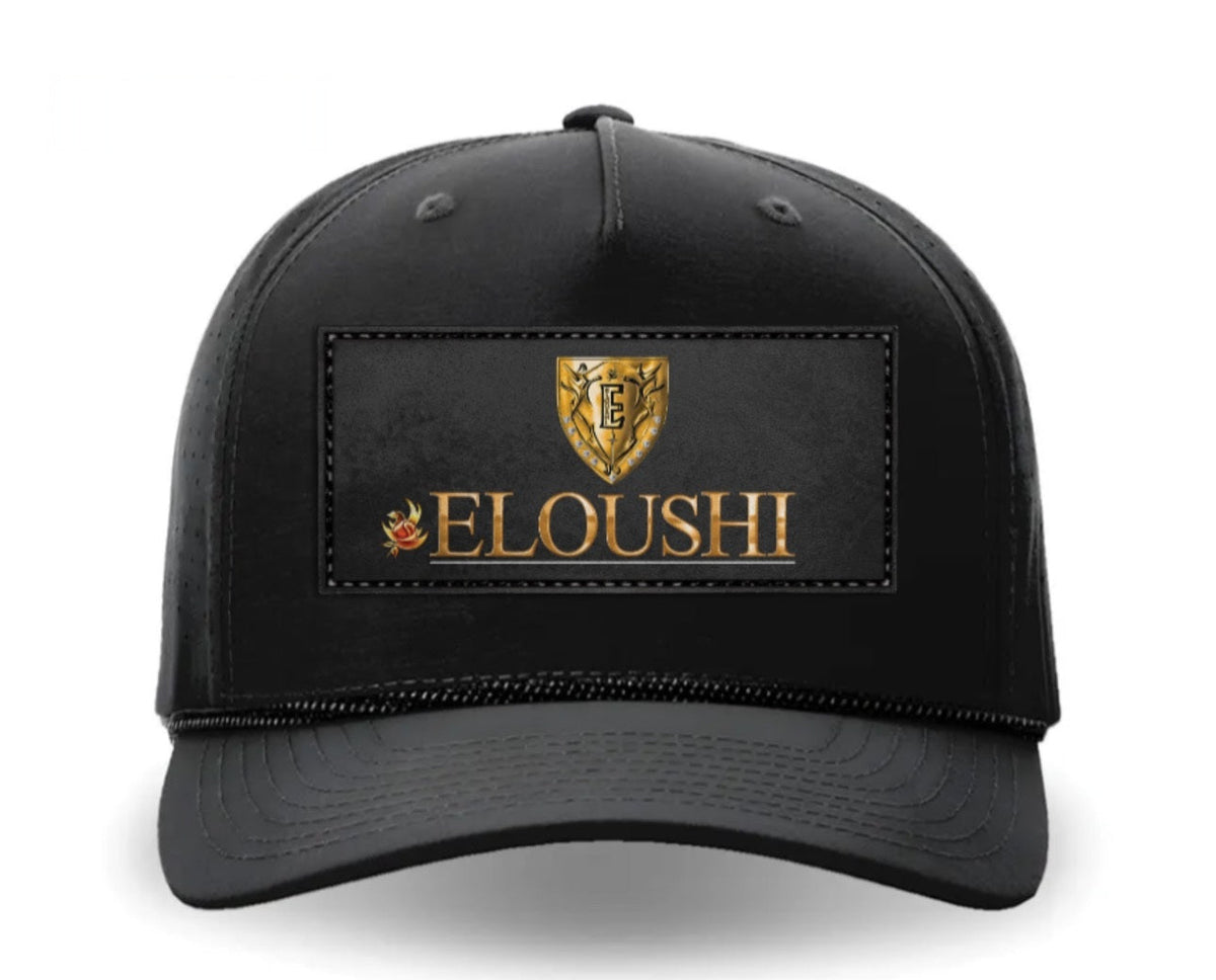 Eloushi Gold Shield Patch Cap
