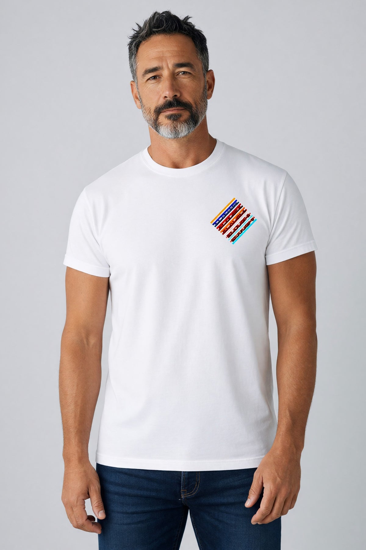 Eloushi Mini Emblem Tee - model shot