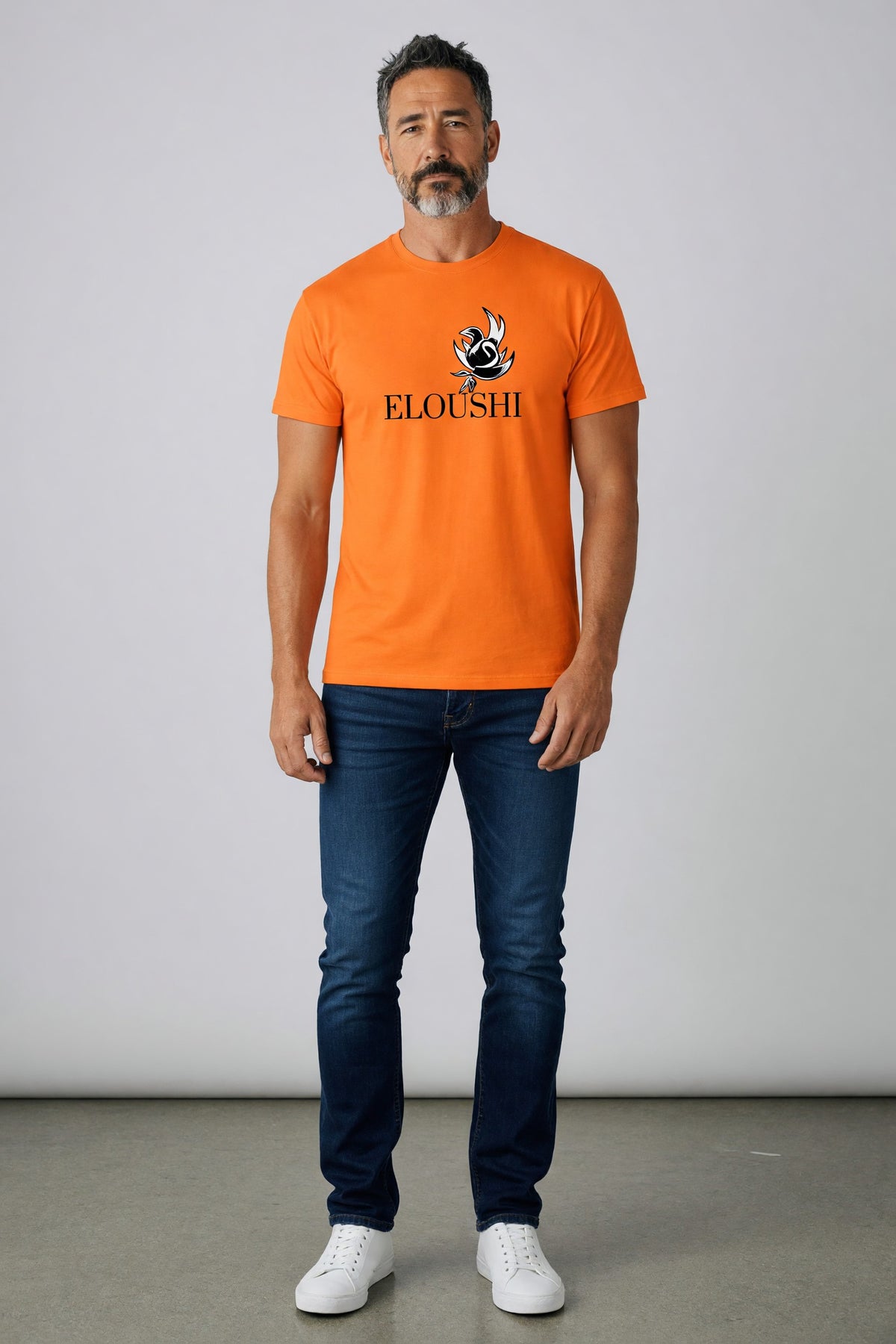 Eloushi Mono Phoenix Tee - model shot