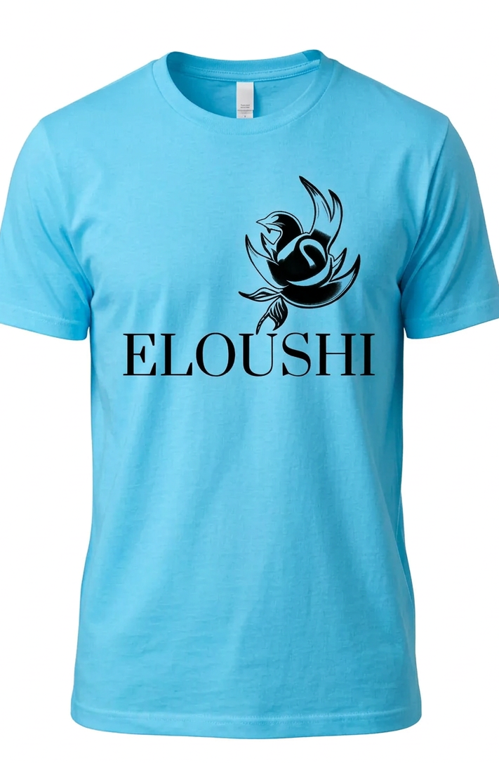 Eloushi Phoenix Original Logo Tee - light blue