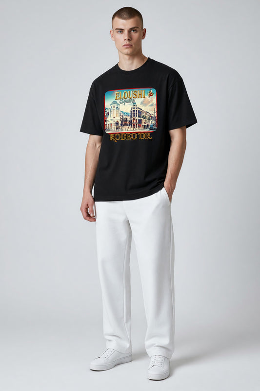 Eloushi Rodeo Drive Squire Tee - model shot
