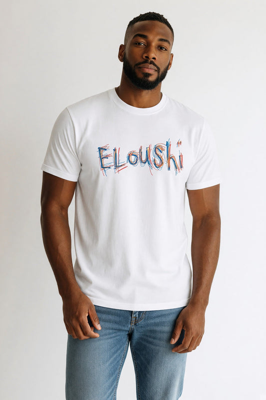 Eloushi Sketch Wordmark Tee