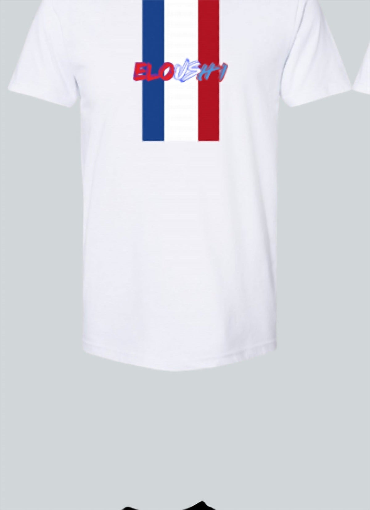 Eloushi Tricolor Bar Tee