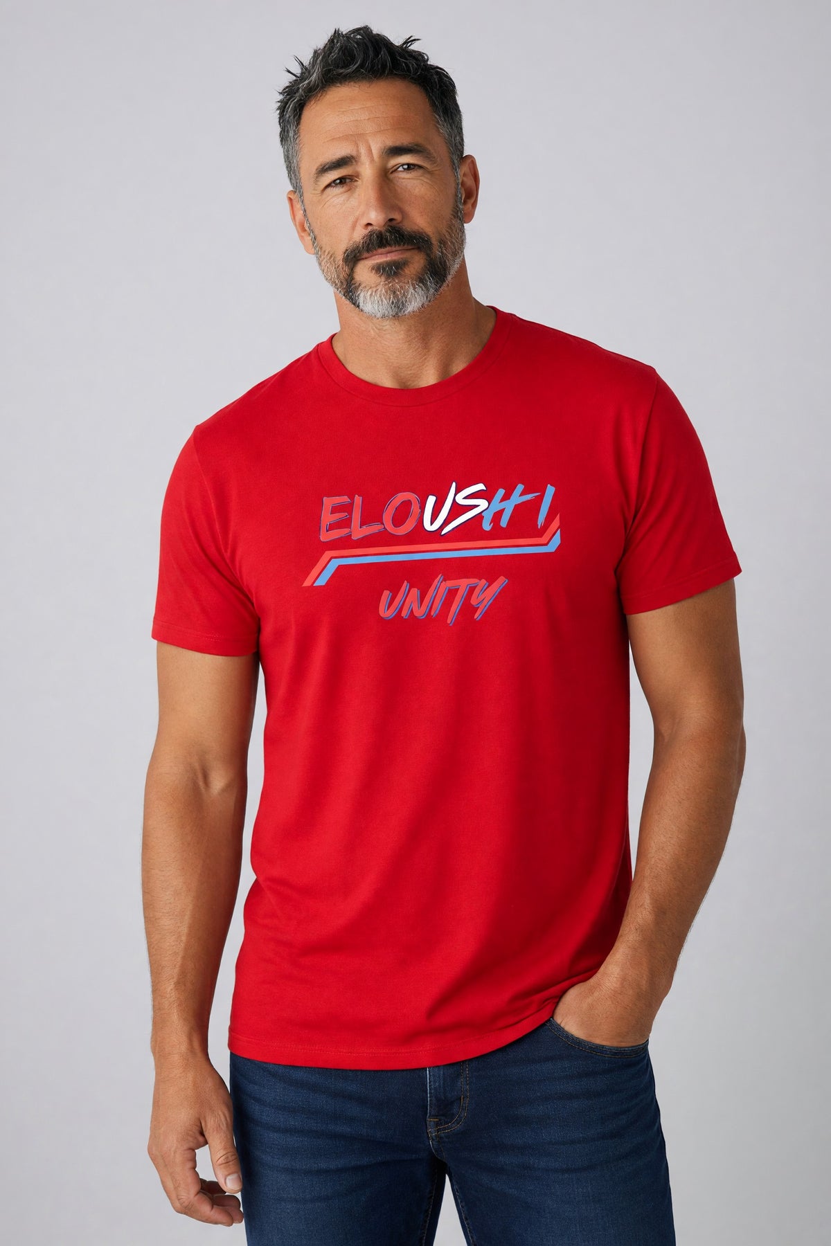 Eloushi Unity Script Tee - model shot