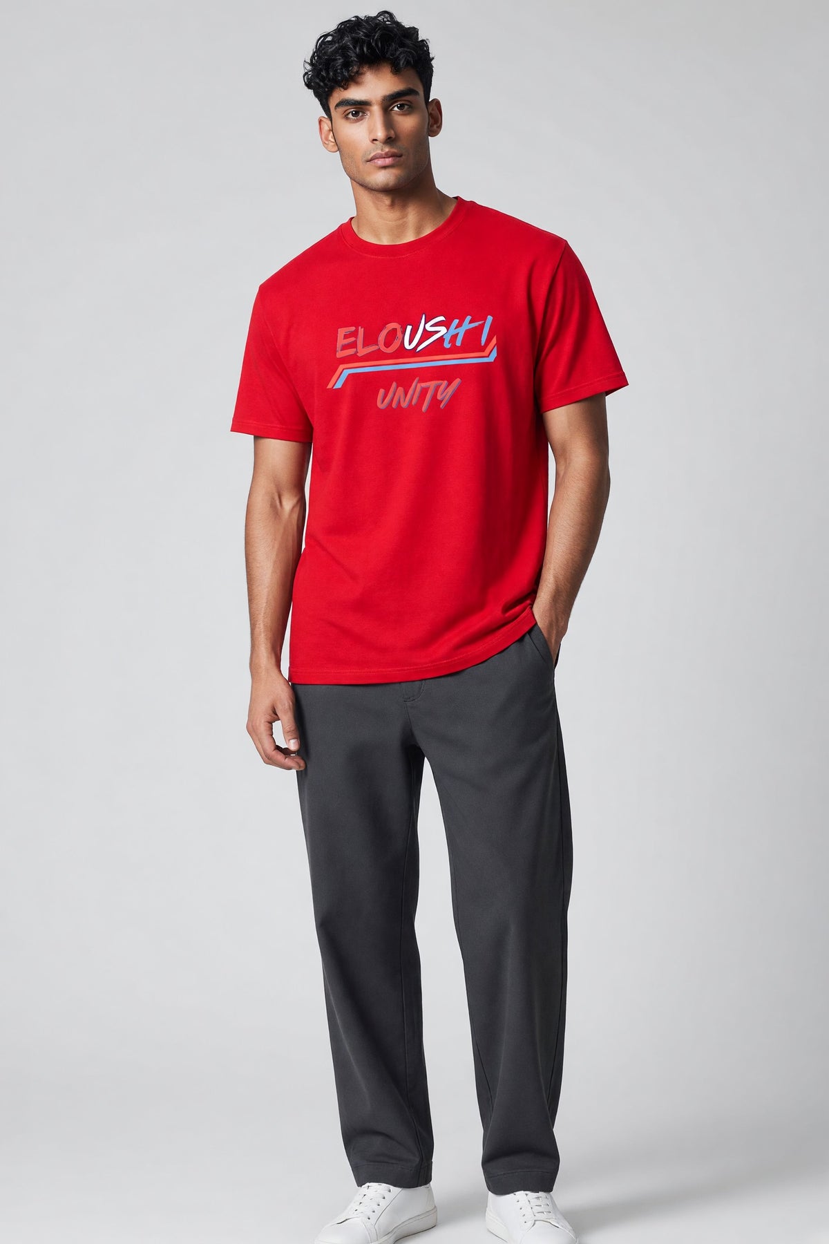 Eloushi Unity Script Tee - model shot