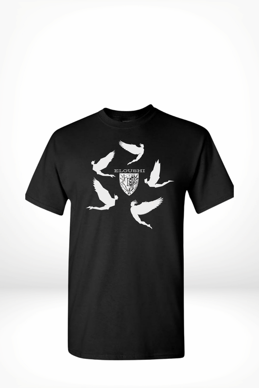 Black Eloushi Tee "Ascension of Angels"