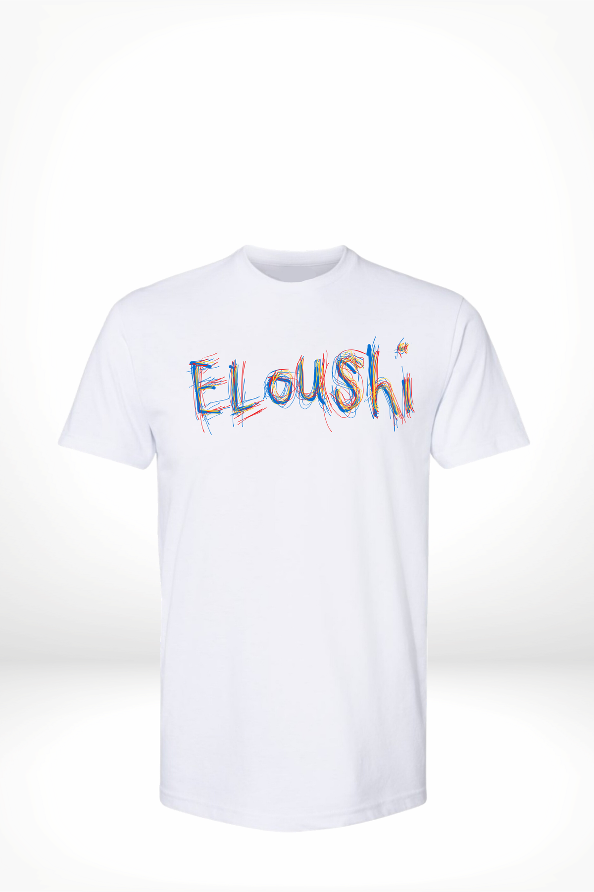 Eloushi Vibrant Strokes White Tee