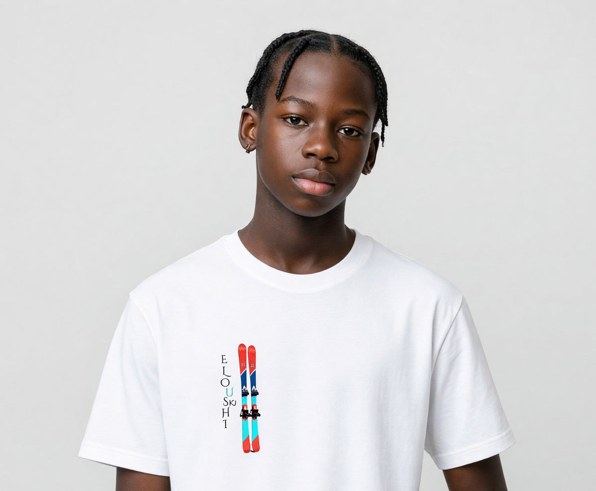 Eloushi Stripe Emblem Tee
