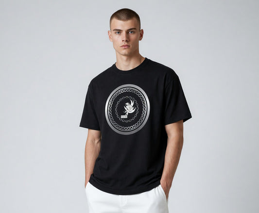 Eloushi Chain Medallion Tee