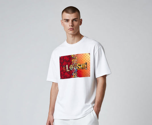 Eloushi Crimson Geo Tee