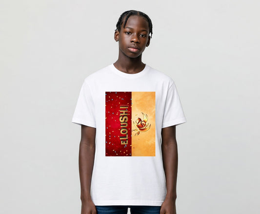 Eloushi Crimson Panel Tee