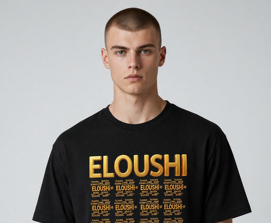 Eloushi Gold Plaque Tee