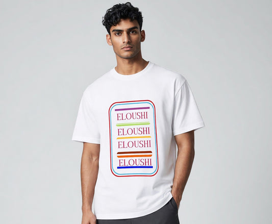 Eloushi Stacked Badge Tee