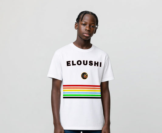 Eloushi Collegiate Stripe Tee