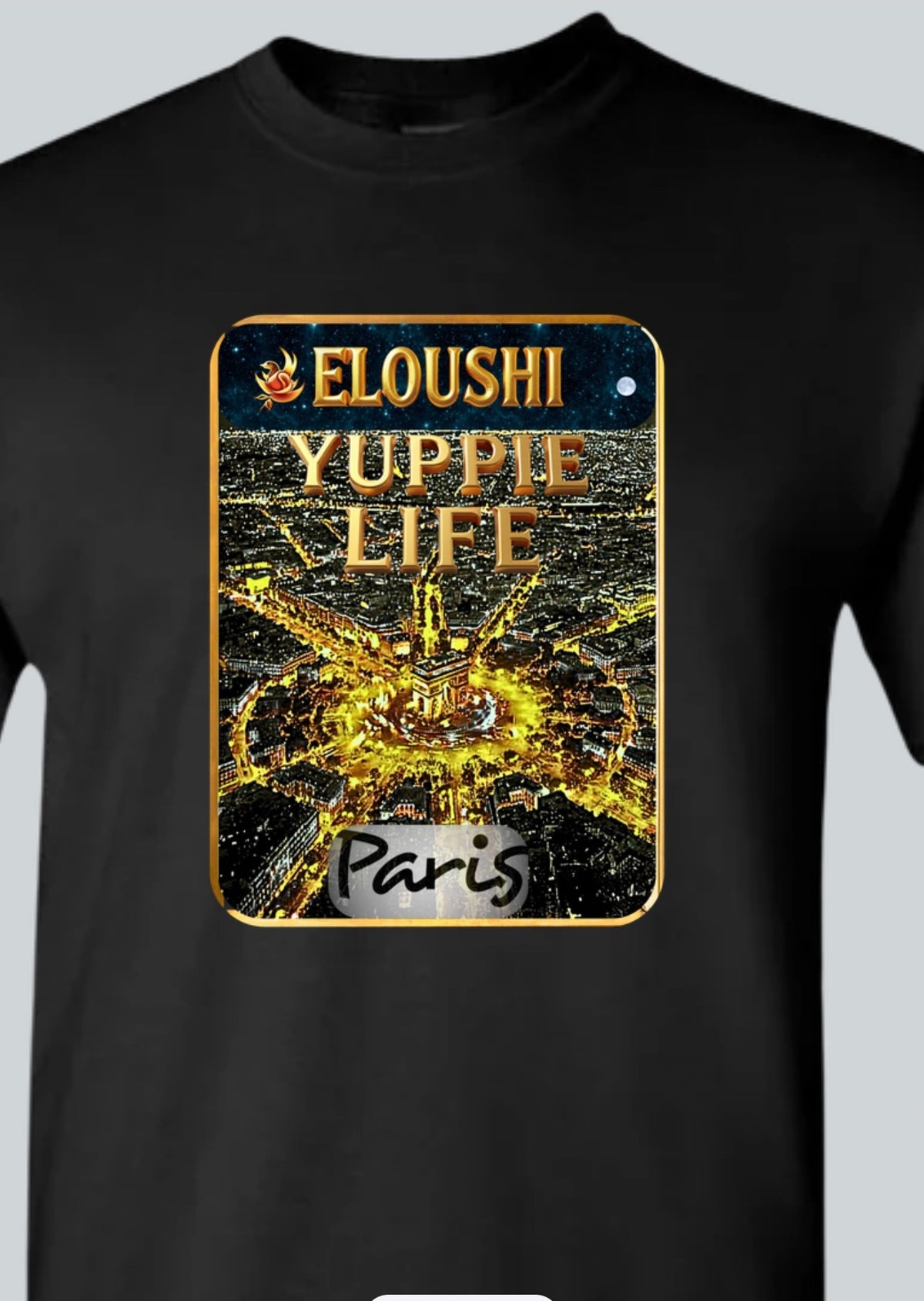 Yuppie Life Paris Night Tee