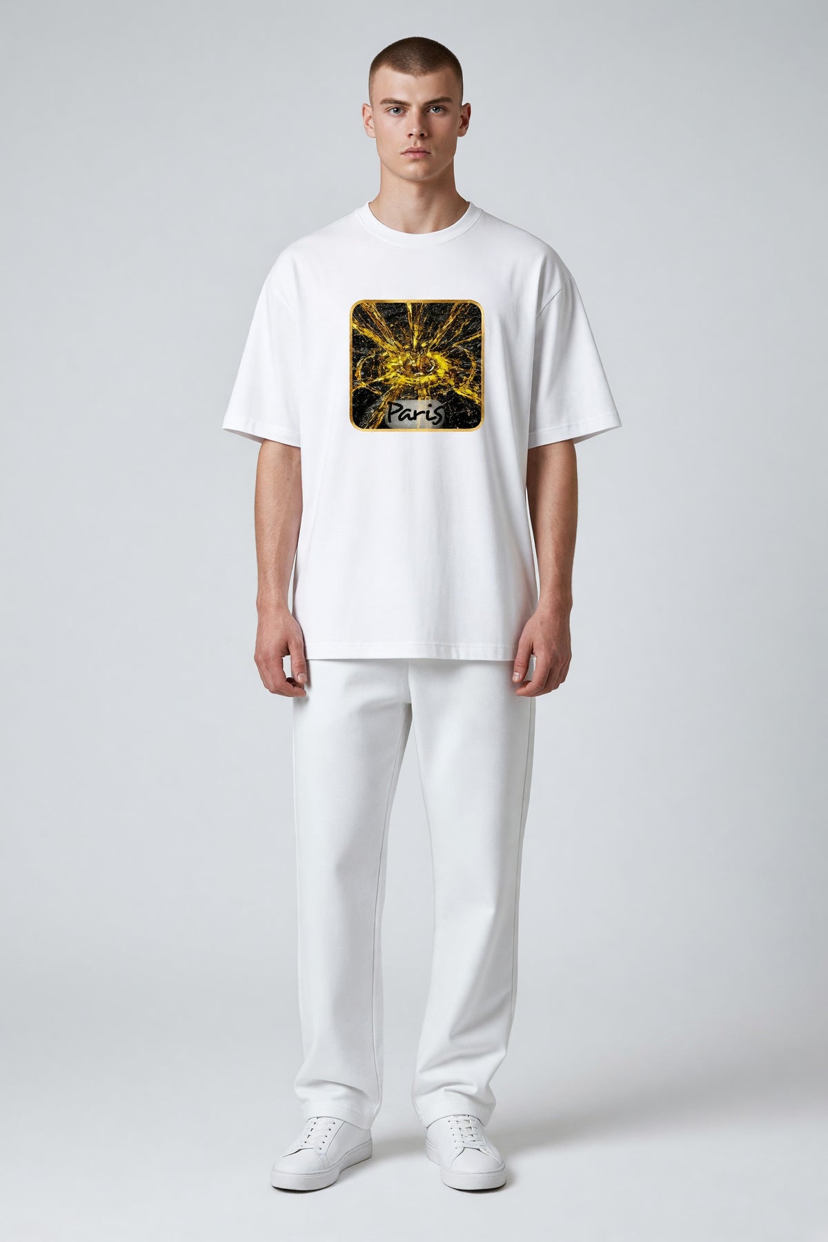 Yuppie Life Ornate Emblem Tee - model shot
